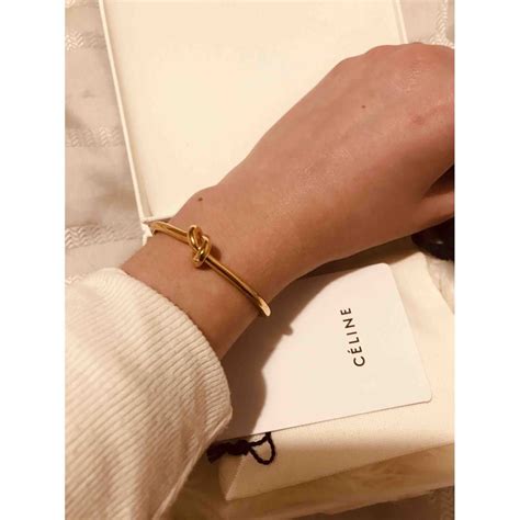 celine knot bracelet gold